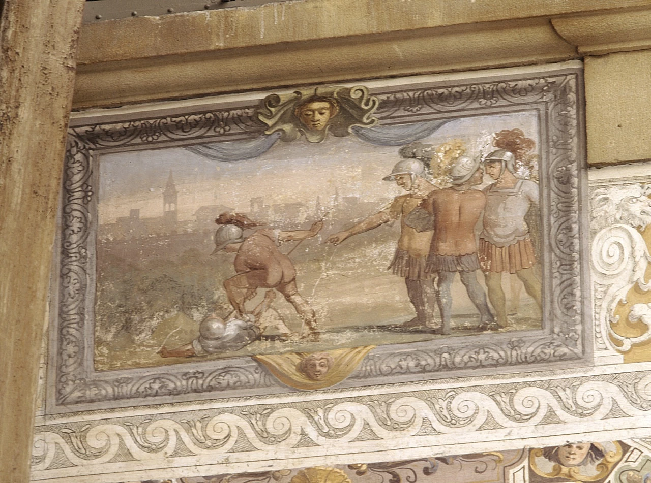 Storia di Goffredo di Buglione - Villa medicea della Petraia, Firenze